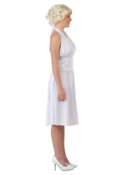 Women's Deluxe Marilyn Halter Dress Costume -Halloween Costumes adult deluxe marilyn halter dress costume alt 3