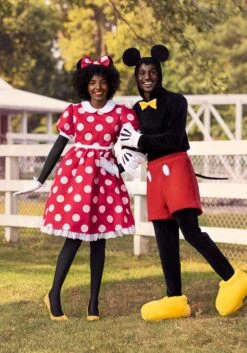 Disney Deluxe Minnie Mouse Adult Costume -Halloween Costumes adult deluxe minnie mouse costume alt 1