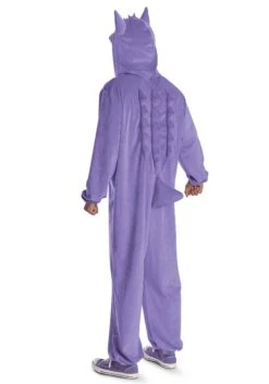 Disguise Adult Deluxe Pokémon Gengar Hooded Jumpsuit Costume -Halloween Costumes adult deluxe pokemon gengar hooded jumpsuit alt 5