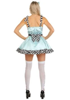 Women's Deluxe Punky Alice Costume Dress 16 Women's Deluxe Punky Alice Costume Dress -Halloween Costumes adult deluxe punky alice costume alt 2
