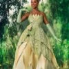 Disney Princess And The Frog Deluxe Tiana Costume For Women -Halloween Costumes adult deluxe tiana costume