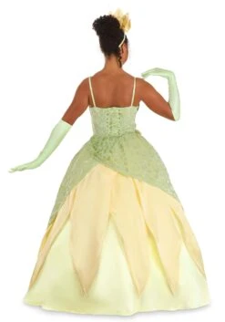 Disney Princess And The Frog Deluxe Tiana Costume For Women -Halloween Costumes adult deluxe tiana costume alt 13