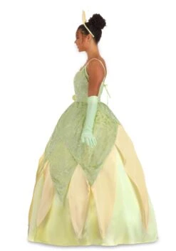 Disney Princess And The Frog Deluxe Tiana Costume For Women -Halloween Costumes adult deluxe tiana costume alt 14