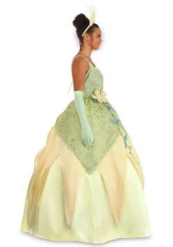 Disney Princess And The Frog Deluxe Tiana Costume For Women -Halloween Costumes adult deluxe tiana costume alt 16