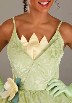 Disney Princess And The Frog Deluxe Tiana Costume For Women -Halloween Costumes adult deluxe tiana costume alt 8