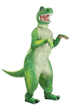 Deluxe Toy Story Rex Costume For Adults 15 Deluxe Toy Story Rex Costume For Adults -Halloween Costumes adult deluxe toy story rex costume alt 4