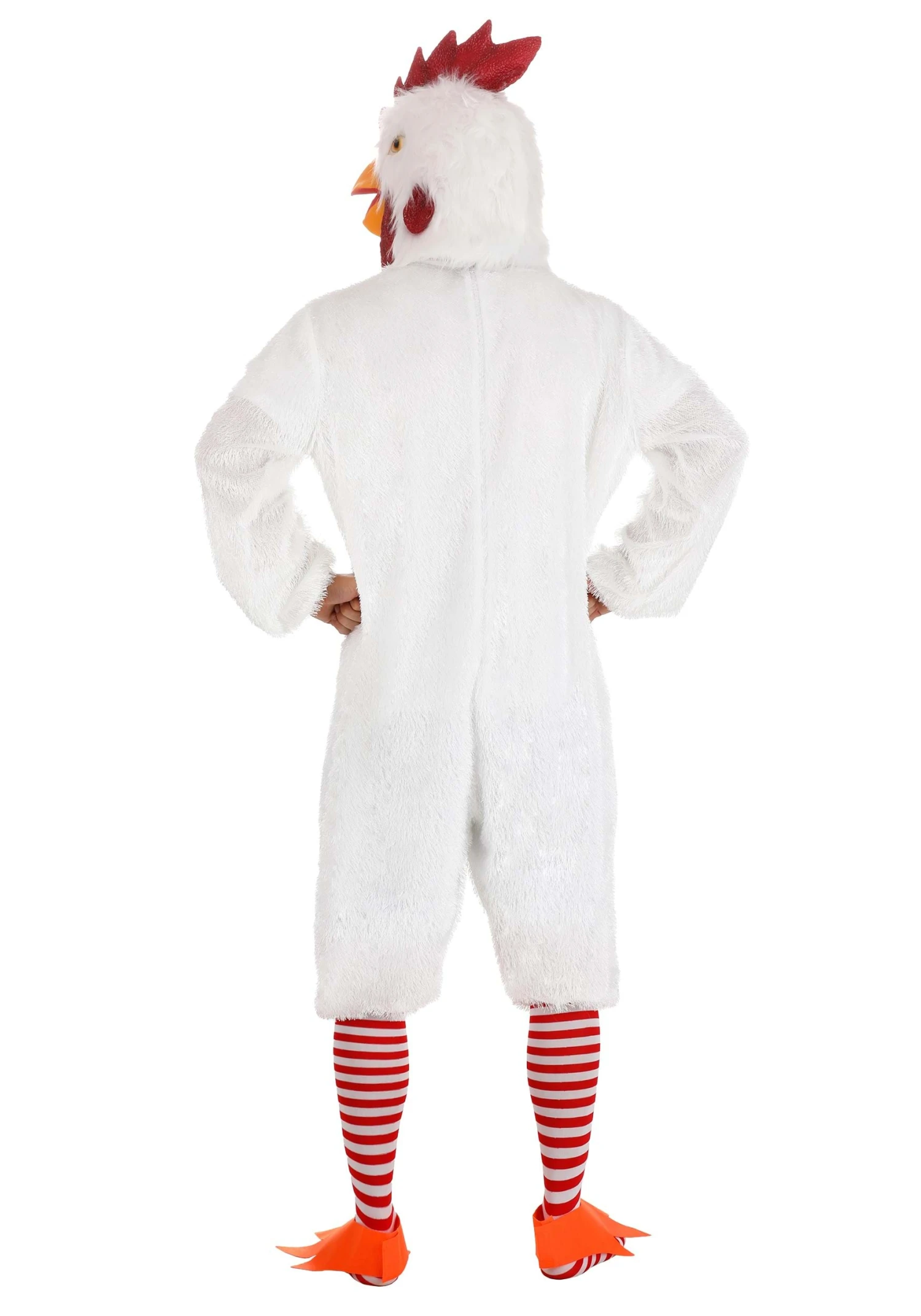 Deluxe White Rooster Costume For Adults 4 Deluxe White Rooster Costume For Adults - Image 2
