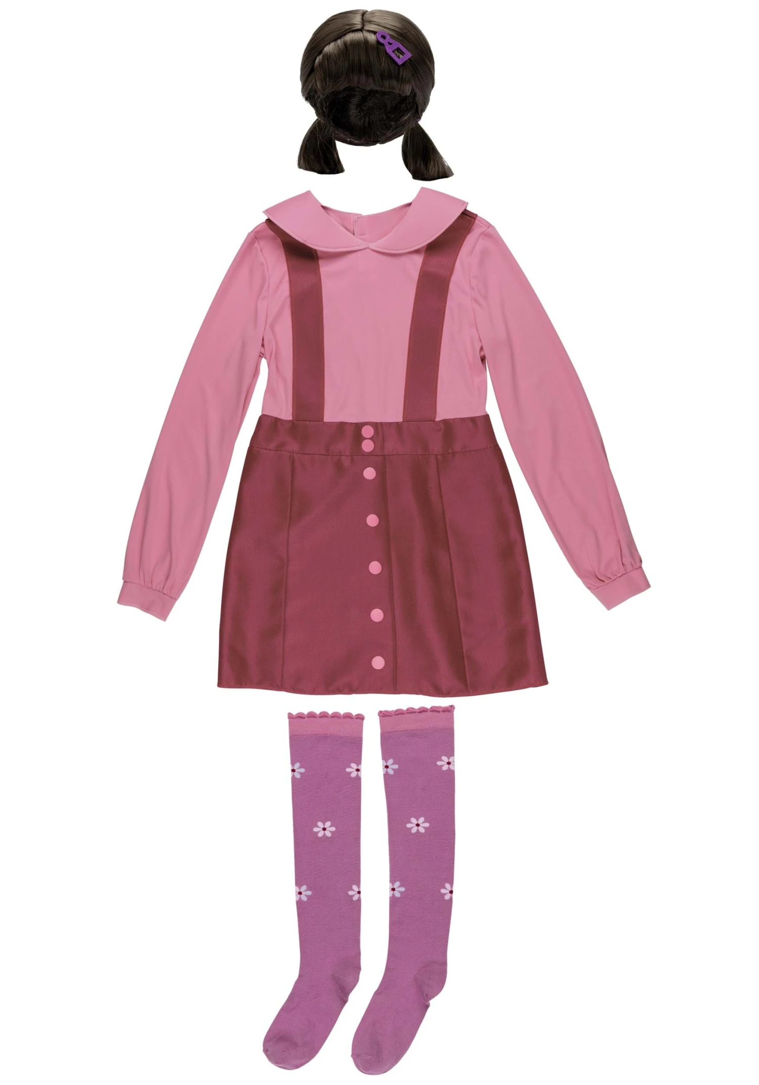 Disguise Women's Deluxe Squid Game Young-Hee Doll Costume 4 Disguise Women's Deluxe Squid Game Young-Hee Doll Costume - Image 2