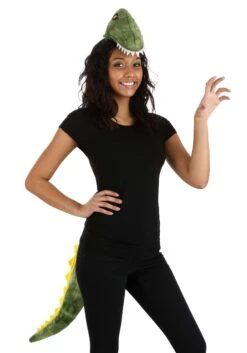 Adult Green Dinosaur Costume Kit