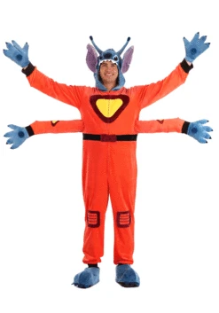 Disney Lilo & Stitch Alien Stitch Costume For Adults -Halloween Costumes adult disney alien stitch costume alt 1
