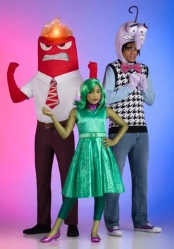 Women's Disney And Pixar Inside Out Disgust Costume -Halloween Costumes adult disney and pixar disgust costume alt 2