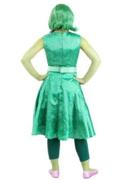 Women's Disney And Pixar Inside Out Disgust Costume -Halloween Costumes adult disney and pixar disgust costume alt 8