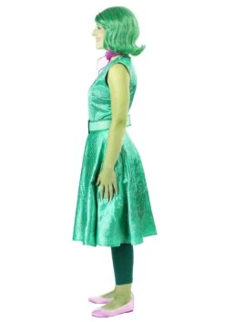 Women's Disney And Pixar Inside Out Disgust Costume -Halloween Costumes adult disney and pixar disgust costume alt 9