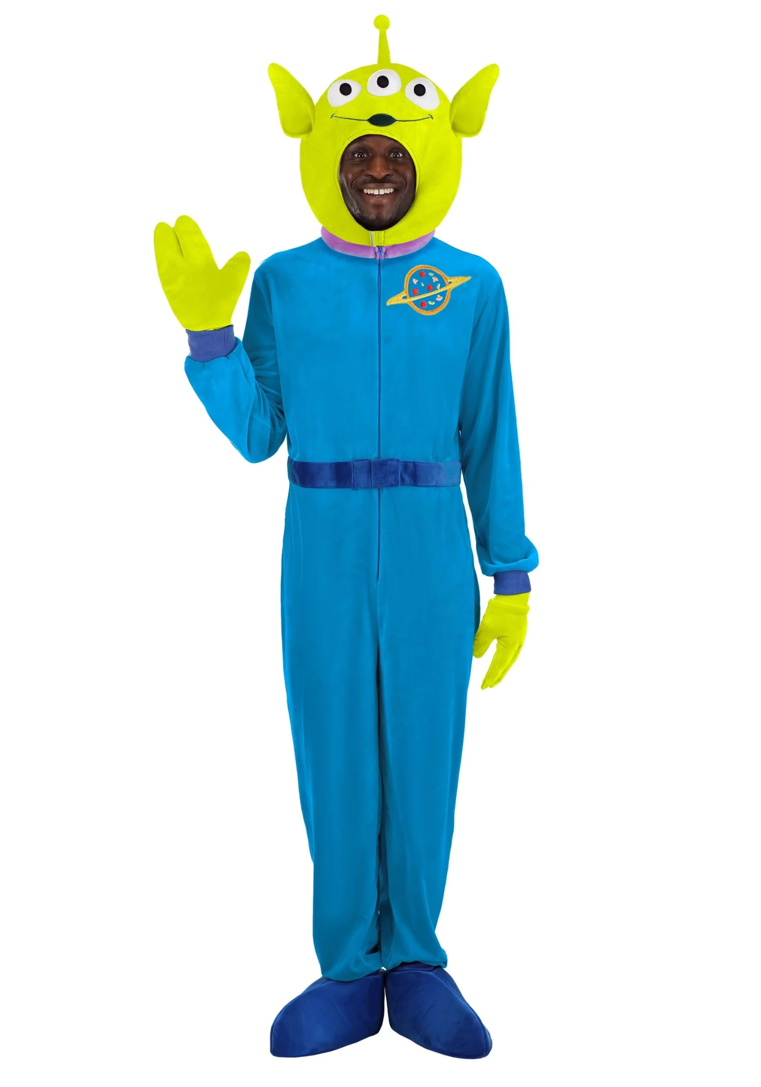 Disney And Pixar Adult Toy Story Alien Costume 4 Disney And Pixar Adult Toy Story Alien Costume - Image 2