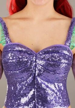 Women's Disney The Little Mermaid Costume Outfit -Halloween Costumes adult disney ariel costume outfit alt 1