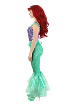 Women's Disney The Little Mermaid Costume Outfit -Halloween Costumes adult disney ariel costume outfit alt 4