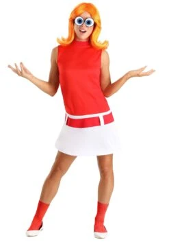Disney Phineas And Ferb Candace Flynn Costume For Women -Halloween Costumes adult disney candace flynn costume alt 1
