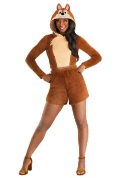 Disney Chip 'n Dale Chip Costume For Women -Halloween Costumes adult disney chip n dale womens chip costume alt 4