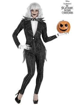 Disney Jack Skellington Costume For Women -Halloween Costumes adult disney jack skellington costume for women alt 7