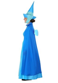 Disney Sleeping Beauty Merryweather Costume For Women -Halloween Costumes adult disney merryweather sleeping beauty costume alt 5