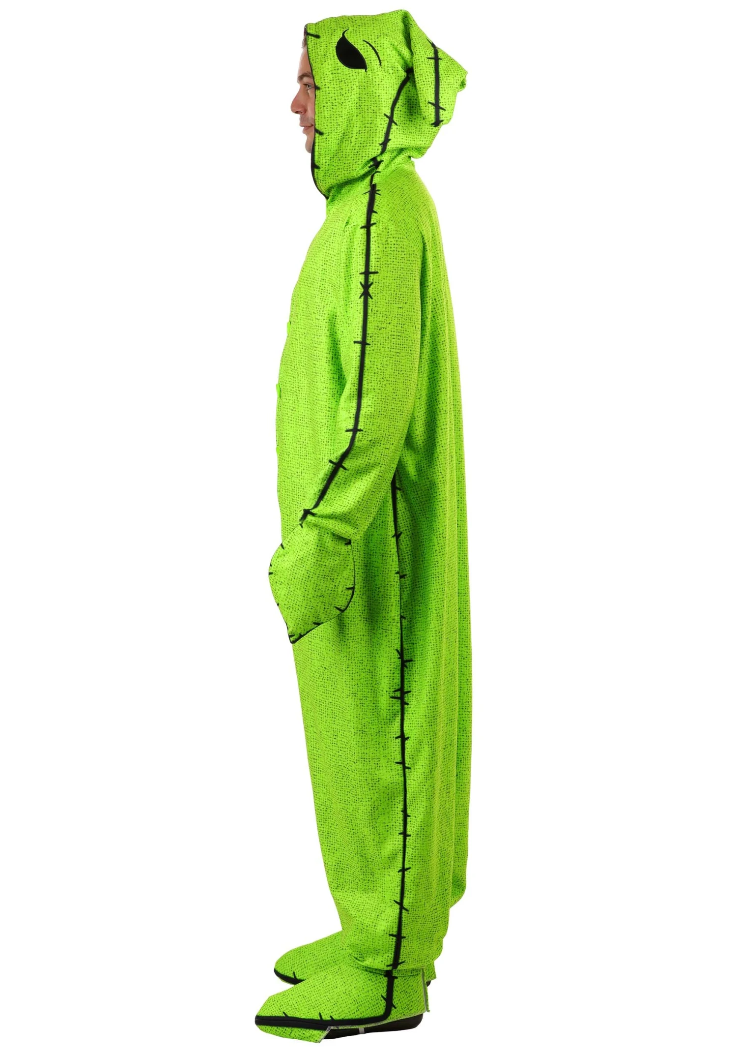 Adult Disney Oogie Boogie Onesie Costume 5 Adult Disney Oogie Boogie Onesie Costume - Image 3