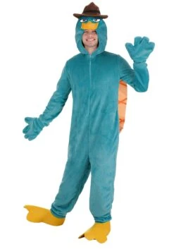 Adult Disney Phineas And Ferb Perry The Platypus Costume 12 Adult Disney Phineas And Ferb Perry The Platypus Costume -Halloween Costumes adult disney perry the platypus costume alt 4