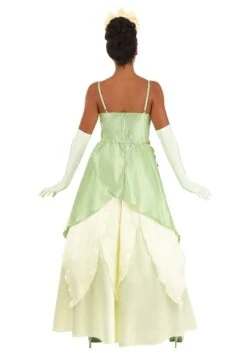 Disney Princess And The Frog Tiana Costume For Women -Halloween Costumes adult disney tiana costume alt 1