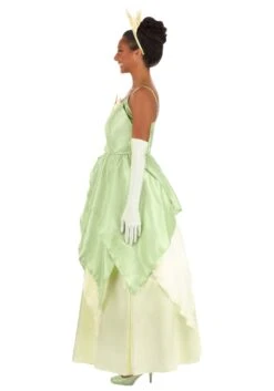 Disney Princess And The Frog Tiana Costume For Women -Halloween Costumes adult disney tiana costume alt 2