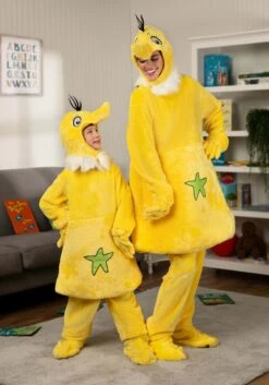 Dr. Seuss Star Bellied Sneetch Adult Costume -Halloween Costumes adult dr seuss star bellied sneetch costume alt 1
