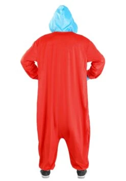 Dr. Seuss Thing 1 & 2 Costume Onesie For Adults 13 Dr. Seuss Thing 1 & 2 Costume Onesie For Adults -Halloween Costumes adult dr seuss thing 1 2 costume onesie alt 2
