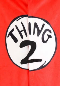 Dr. Seuss Thing 1 & 2 Costume Onesie For Adults 18 Dr. Seuss Thing 1 & 2 Costume Onesie For Adults -Halloween Costumes adult dr seuss thing 1 2 costume onesie alt 7