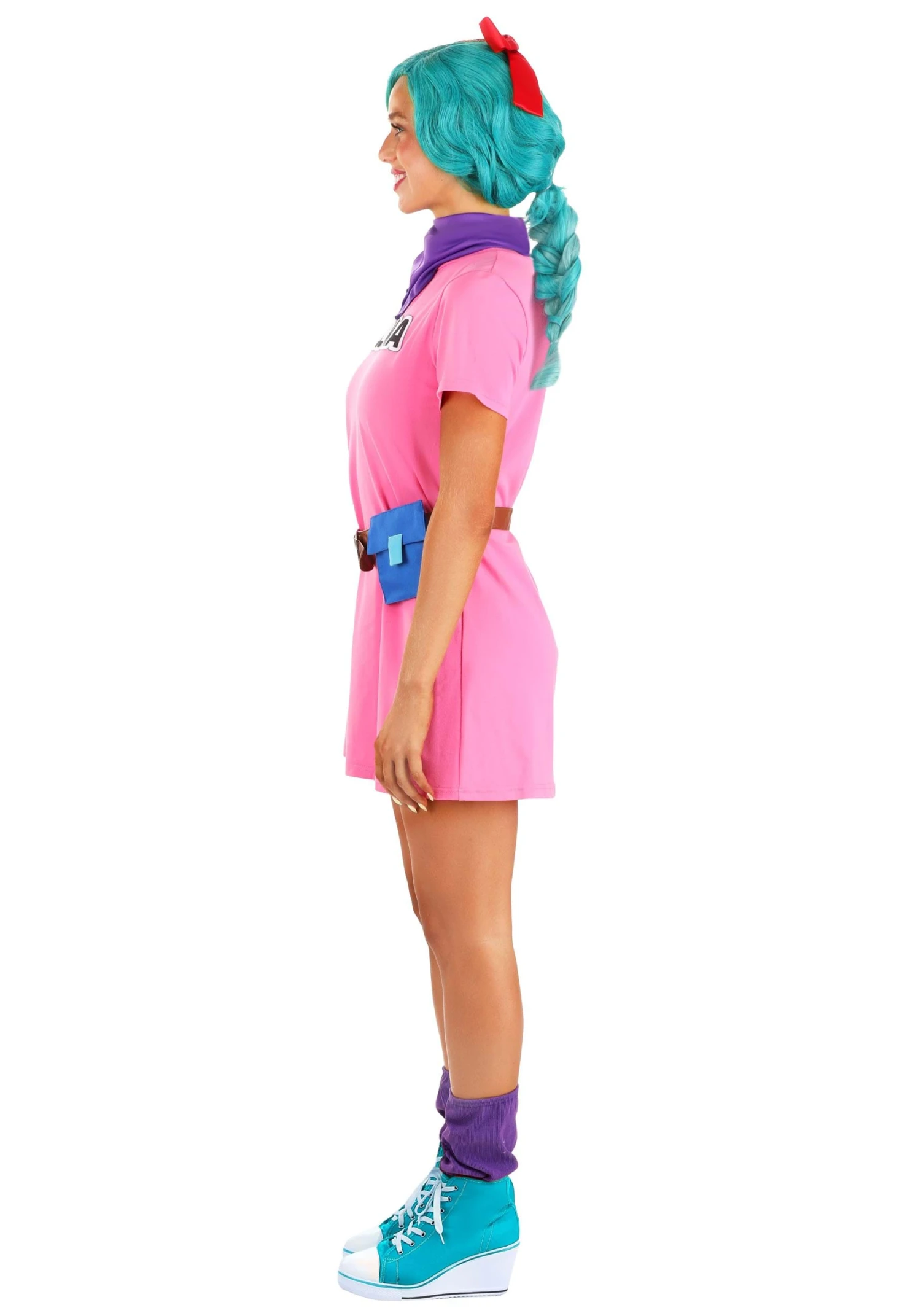 Dragon Ball Bulma Costume Dress For Women 7 Dragon Ball Bulma Costume Dress For Women - Image 5