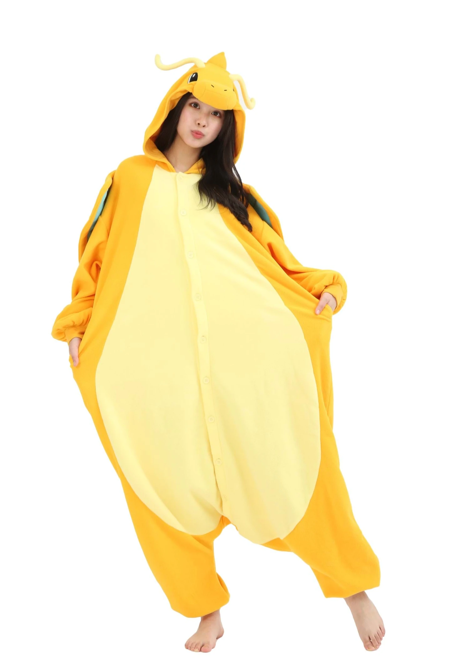 Adult Pokémon Dragonite Kigurumi Costume Onesie 4 Adult Pokémon Dragonite Kigurumi Costume Onesie - Image 2