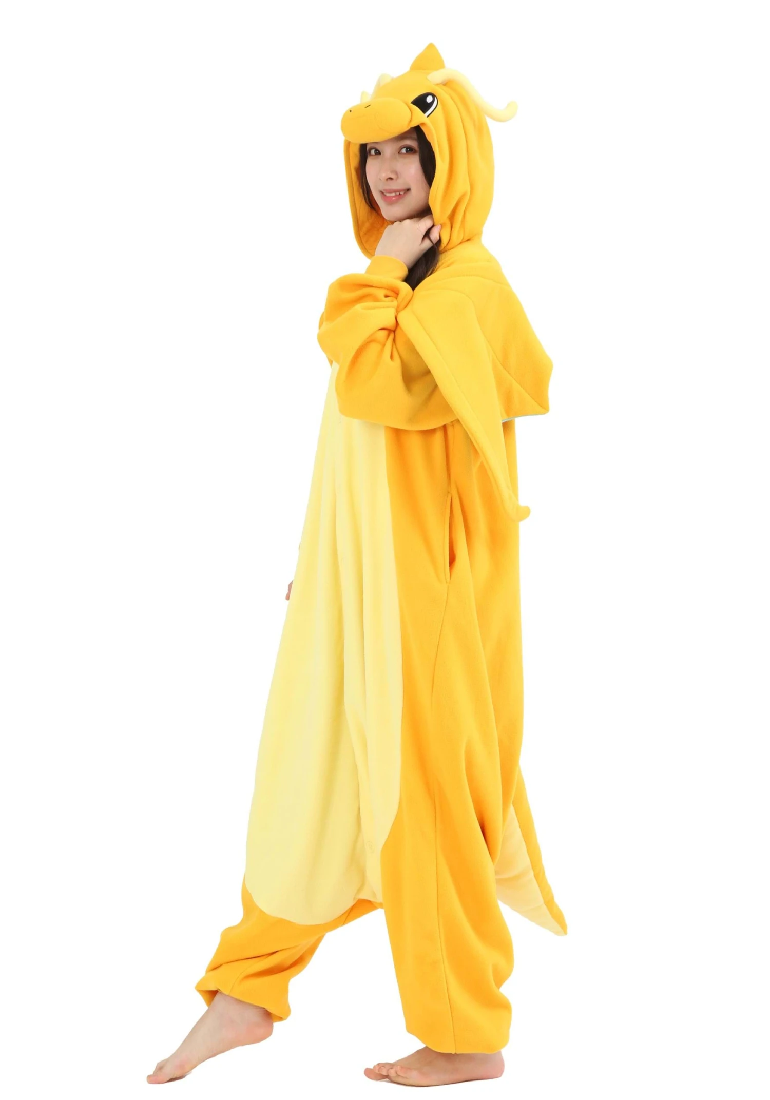 Adult Pokémon Dragonite Kigurumi Costume Onesie 5 Adult Pokémon Dragonite Kigurumi Costume Onesie - Image 3