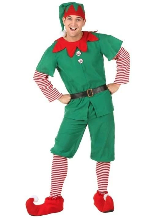 Adult Holiday Elf Costume 4 Adult Holiday Elf Costume - Image 2