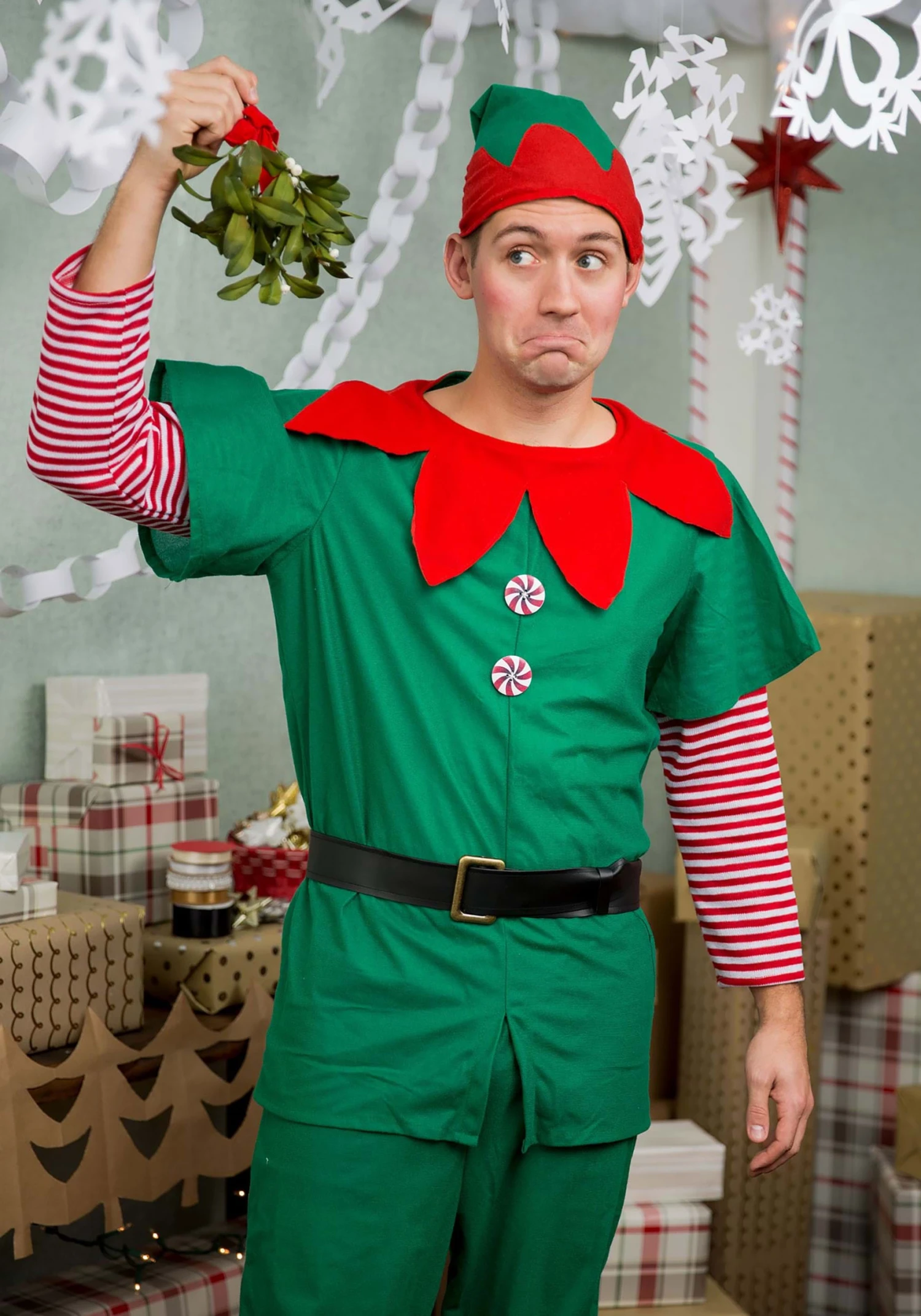 Adult Holiday Elf Costume 8 Adult Holiday Elf Costume - Image 6