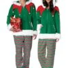 Adult Holiday Elf Zipper Jumpsuit Costume 2 Adult Holiday Elf Zipper Jumpsuit Costume -Halloween Costumes adult elf jumpsuit