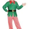 Elf Jumpsuit Costume For Adults -Halloween Costumes adult elf onesie costume