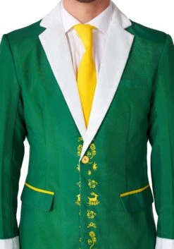 Buddy The Elf Suitmeister Adult Costume Suit -Halloween Costumes adult elf suitmeister suit alt 6