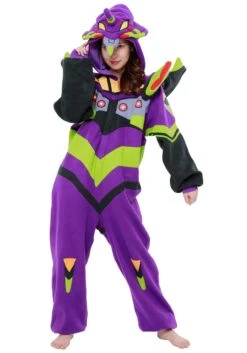 Evangelion EVA 01 Kigurumi For Adults -Halloween Costumes adult evangelion eva 01 kigurumi alt 2