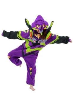 Evangelion EVA 01 Kigurumi For Adults -Halloween Costumes adult evangelion eva 01 kigurumi alt 3