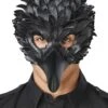 Feather Crow Masquerade Mask For Adults