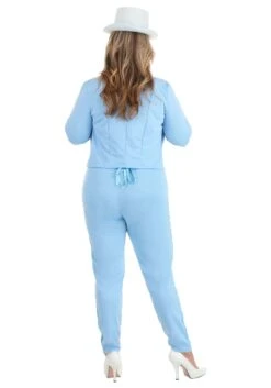 Female Blue Tuxedo Costume For Adults -Halloween Costumes adult female blue tuxedo alt 2