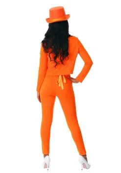 Orange Tuxedo Costume For Women 7 Orange Tuxedo Costume For Women -Halloween Costumes adult female orange tuxedo alt 1