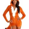 Fierce Fox Costume Romper For Women -Halloween Costumes adult fierce fox costume romper