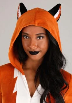 Fierce Fox Costume Romper For Women -Halloween Costumes adult fierce fox costume romper alt 3