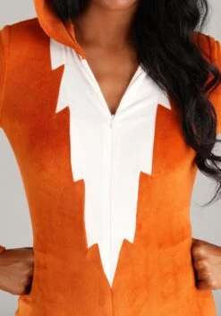 Fierce Fox Costume Romper For Women -Halloween Costumes adult fierce fox costume romper alt 4