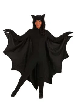 Adult Fleece Bat Costume -Halloween Costumes adult fleece bat costume alt 2