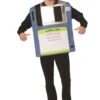 Floppy Disk Adult Costume -Halloween Costumes adult floppy disk costume