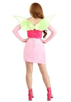 Winx Club Flora Costume For Women -Halloween Costumes adult flora winx club costume alt 1